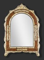 Vintage Spiegel im maurischen Stil, handgefertigt 68x45,3 cm