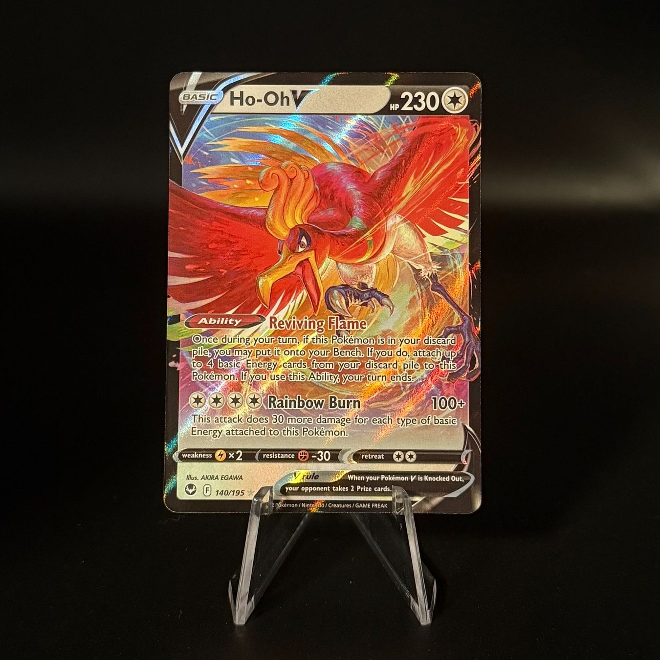 Ho-oh V #140 Pokemon Silver Tempest (Usato) a Feuerthalen per CHF 5  con  consegna | Acquista su Ricardo