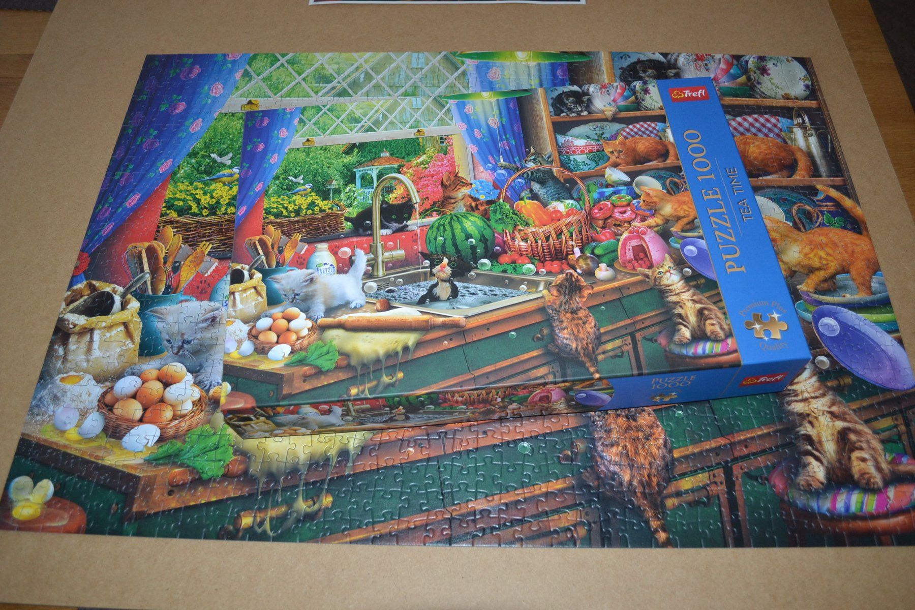 Puzzles: Puzzle 1000 Teile - Unruhestifter-Kätzchen – Gebraucht aus Kölliken von Knorrli58