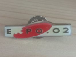 Anstecknadel PIN Expo.02 Logo Metall gebraucht guter Zustand
