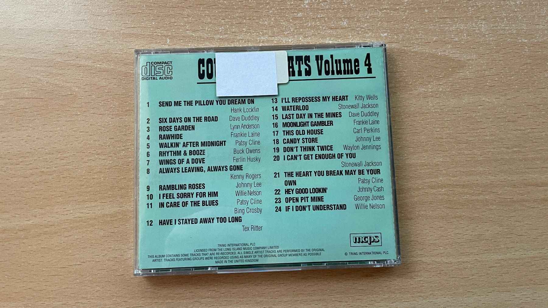 CD: Country Greats - Disc Four - ok – Usato da Glattfelden venduto da cybermaxx 1