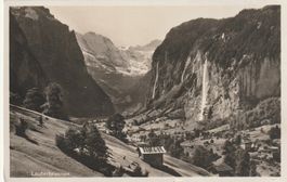 Lauterbrunnen - Karte ungelaufen.