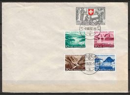 FP052 - Lettre Pro patria 1952  obl. La Tour de Peilz