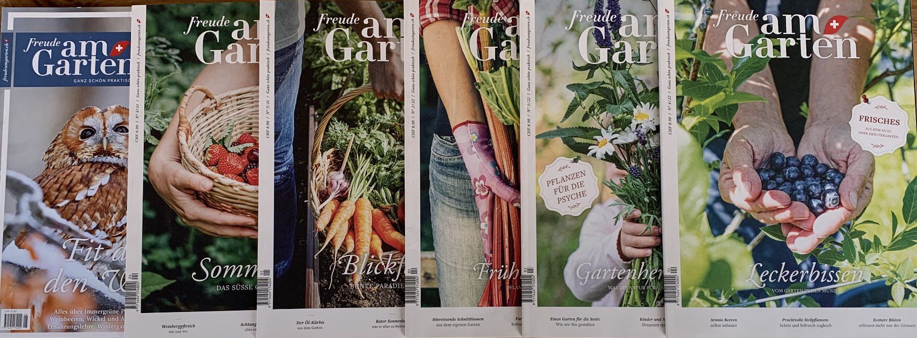 Riviste & Magazine: 6 Hefte FREUDE AM GARTEN – Usato da Birsfelden venduto da Emporio82