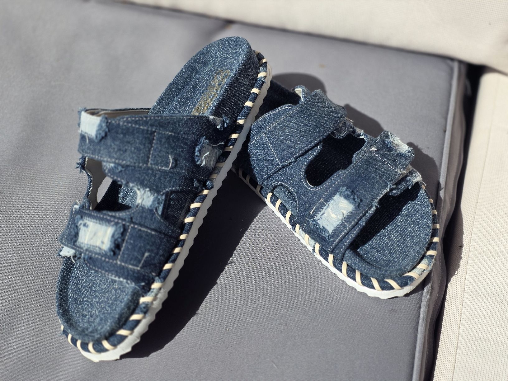 Damenschuhe:  Sandals Denim Blue Size 39 – Neu (gemäss Beschreibung) aus Brüttisellen von par_8zbj 3