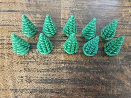 lego 2435 lot de 10 pièces Green Plant, Tree Pine Small 