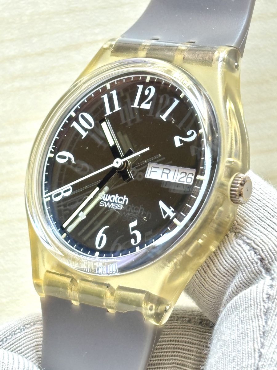 Swatch Uhren: Swatch Uhr  transparent Gehäuse  – Gebraucht aus Grenchen von chththl 3