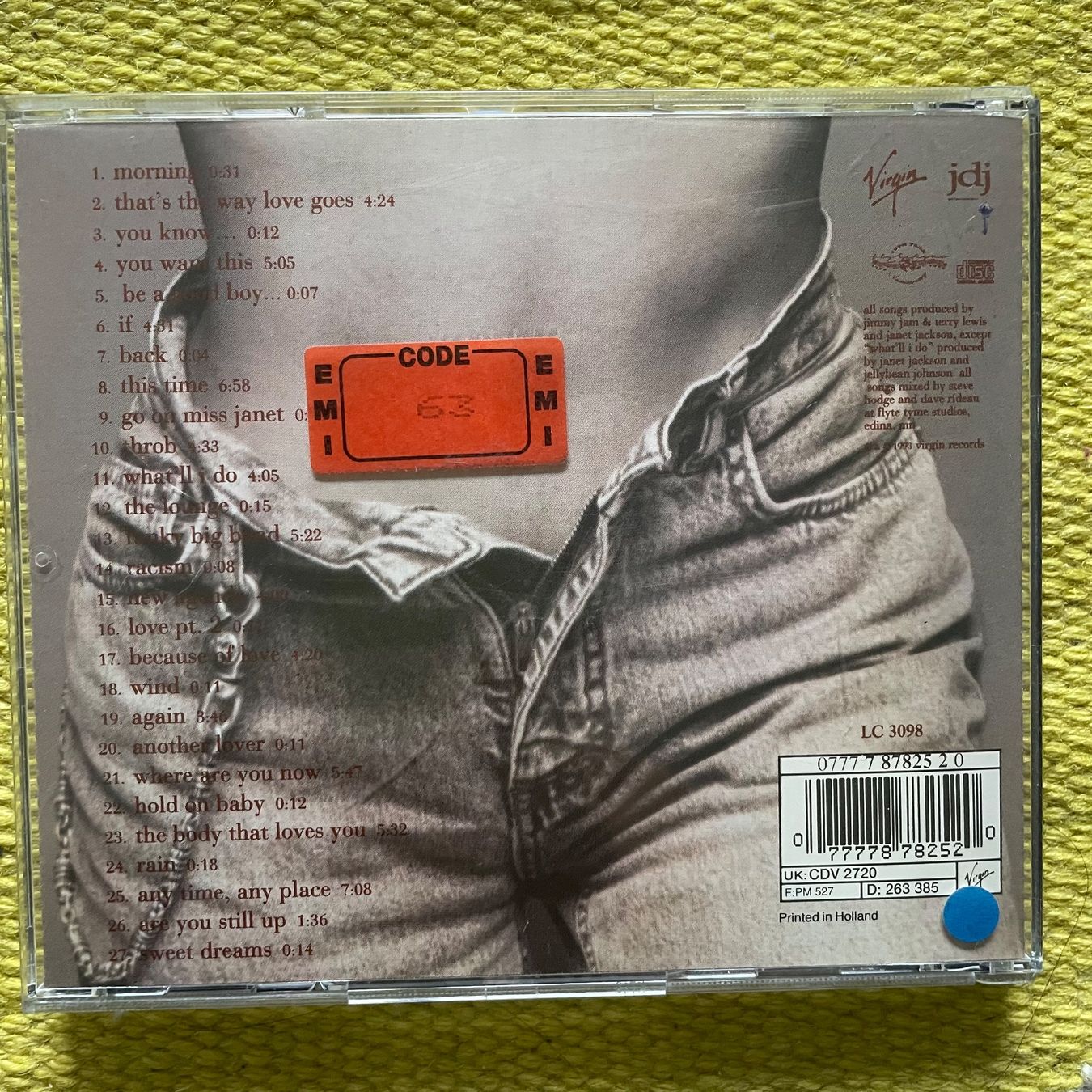 CD: JANET JACKSON-JANET – Usato da Rorschacherberg venduto da CD-Roli 1