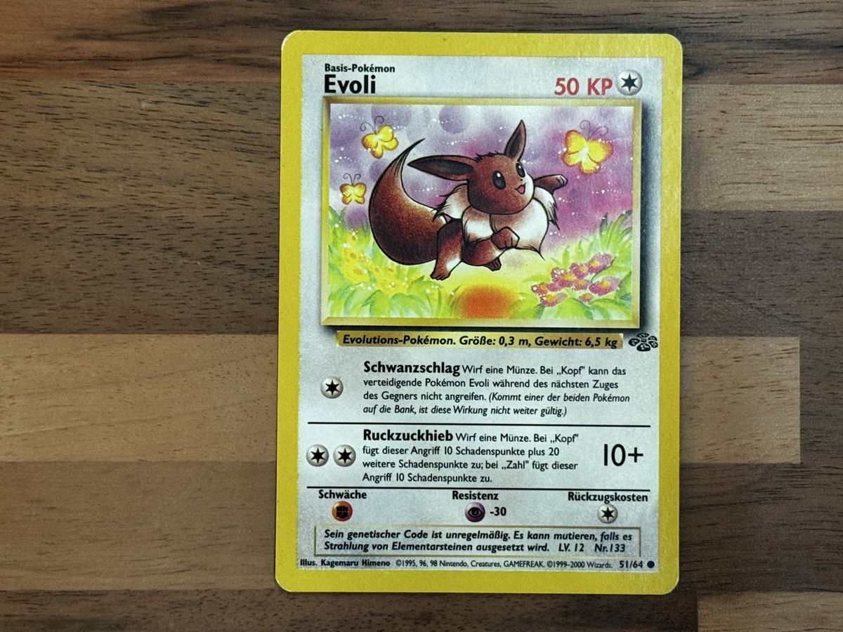 Pokémon Carte collezionabili: Pokemon Karta Evoli – Usato da Glattfelden venduto da Dani_Tanner