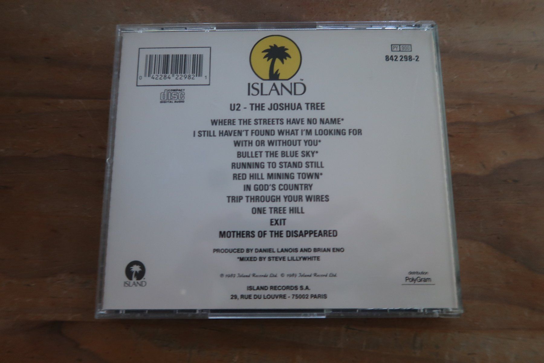 CDs: U2 - THE JOSHUA TREE - CD – Gebraucht aus Basel von Patiscat 1