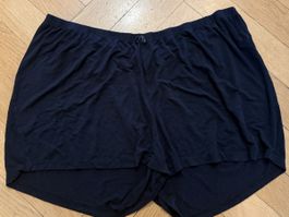 Damen Shorts, Sleepshorts, Short, schwarz, Grösse 58/60