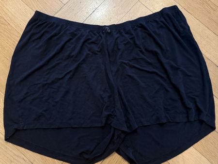 Damen Shorts, Sleepshorts, Short, schwarz, Grösse 58/60