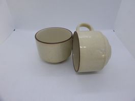 Rössler lot de 2 tasses à café décor "Claire"