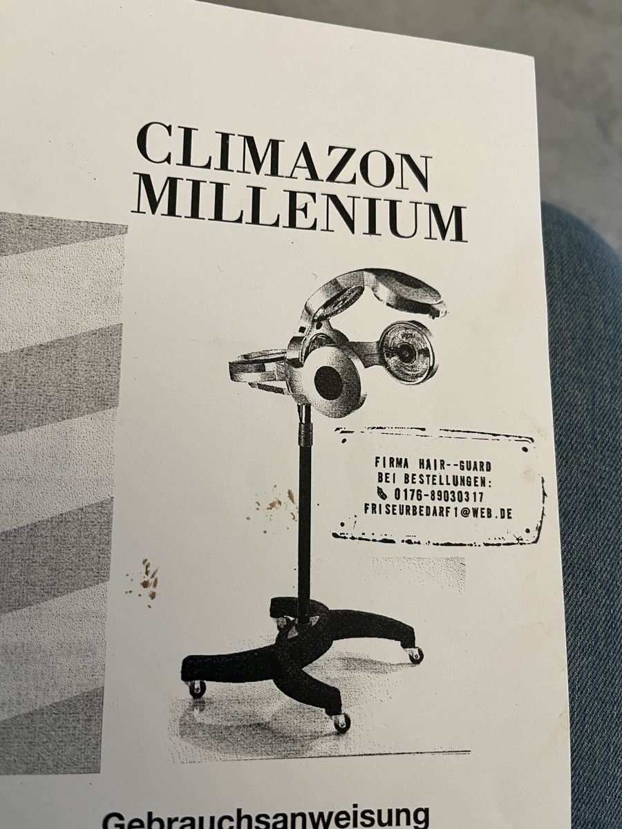 Wella Altro per la cura dei capelli: Wella Climazon Millenium Haar-Trockner mit Halterung, top Zu – Usato da Bern venduto da Tjuli 5