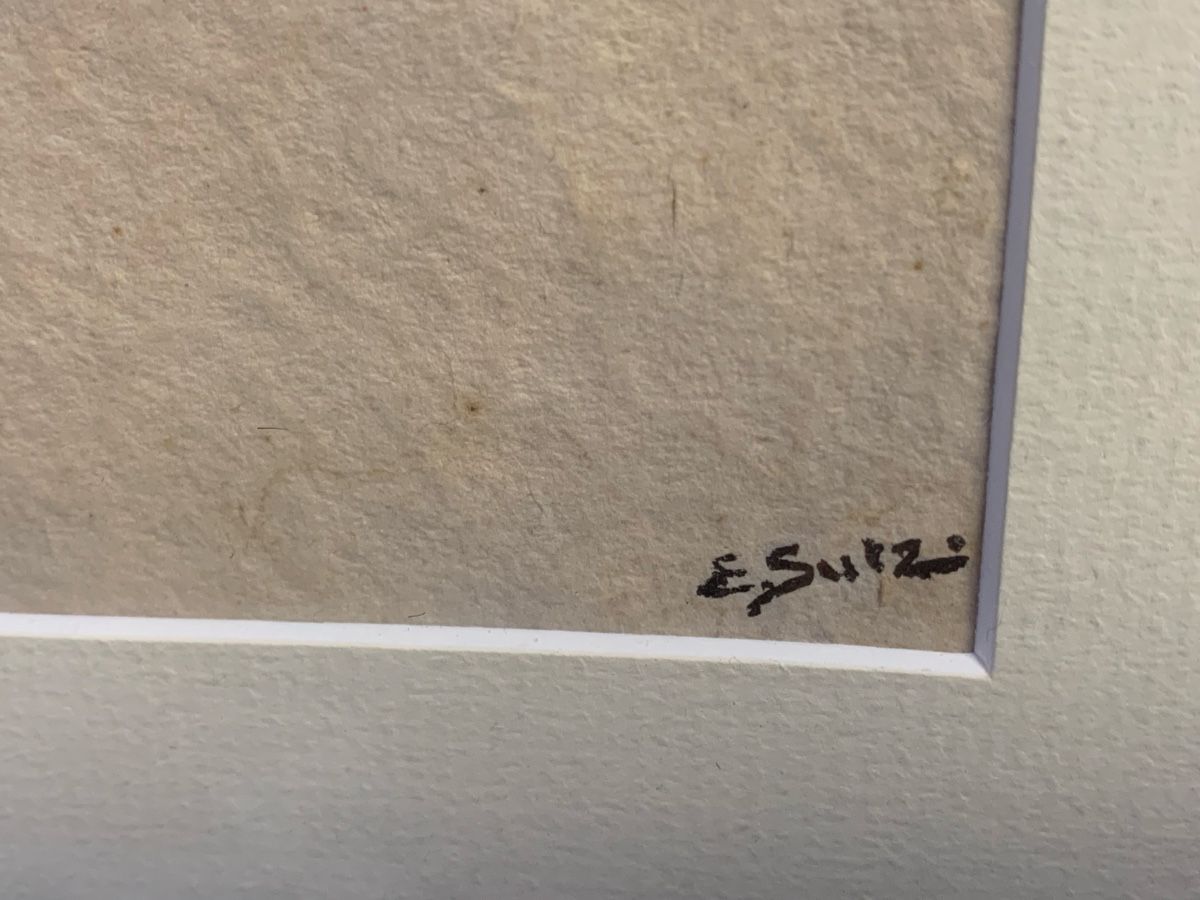 Dipinti: E. SUTZ Aquarell  – Usato da Wolfhalden venduto da SecondAntique 1