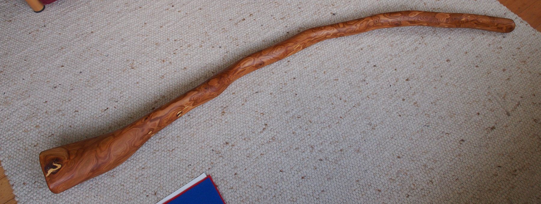 Musikinstrumente: Didgeridoo aus heimischem Aprikosenholz – Neu und originalverpackt aus Spiez von chr_k2br 5