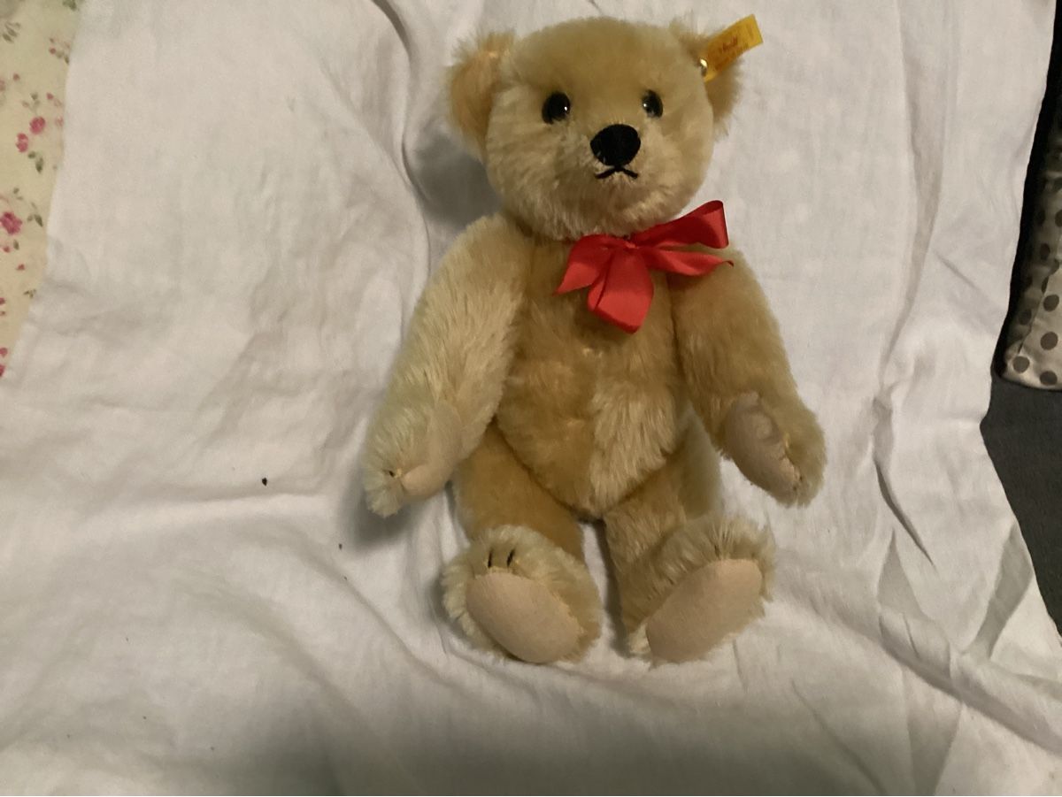 Steiff Giocattoli: STEIFF TEDDY MIT KNOPF UND FAHNE – Usato da Münchenstein venduto da NoSu98