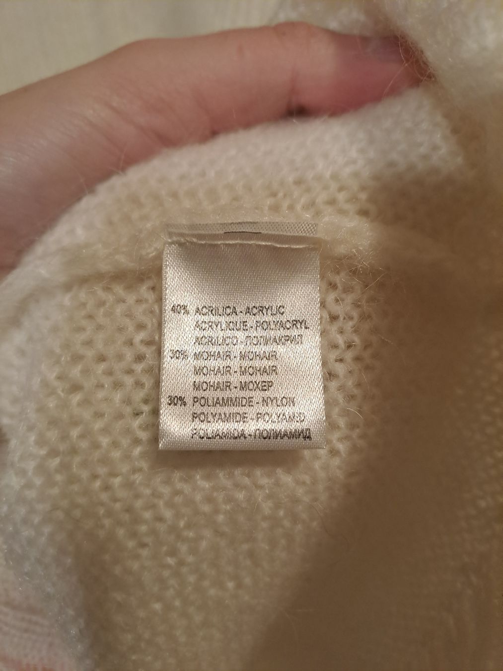Maglioni & Felpe: Kuscheliger Pullover weiss mit Blumen Gr. S – Usato da Zürich venduto da jun_vh8f 3
