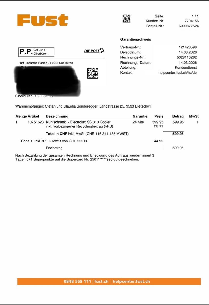 Electrolux Kühlschrank: Kühlschrank Elektrolux SC 310 Coolerr – Gebraucht aus Dietschwil von soendi01 3