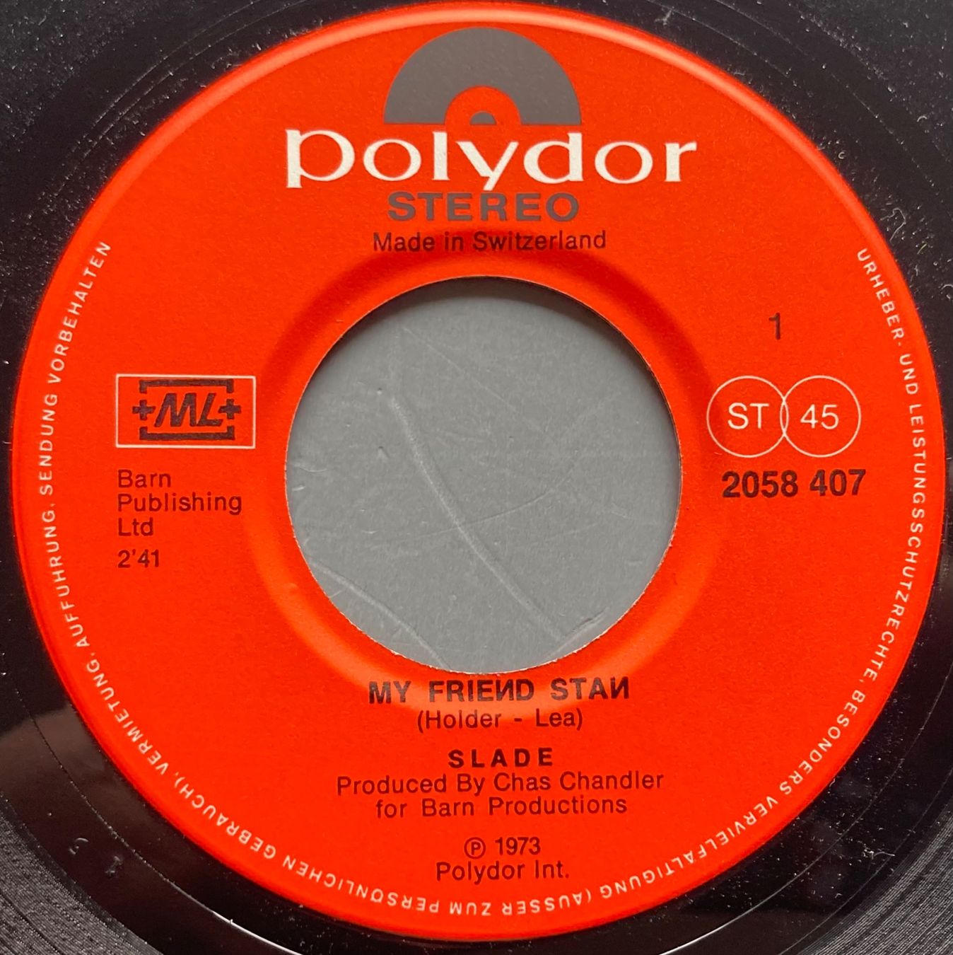 Schallplatten: SLADE - MY FRIEND STAN – Gebraucht aus Poliez-Pittet von Newtown-Records 2