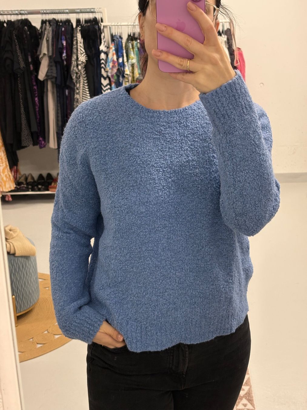 Brax Maglioni & Felpe: Brax Pullover hellblau Gr. 38 Merino Alpaka Sherling weich – Nuovo (secondo la descrizione) da Regensdorf venduto da secondchancefashion 1