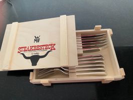 WMF Steakbesteck 12-teilig im Holzkoffer neu