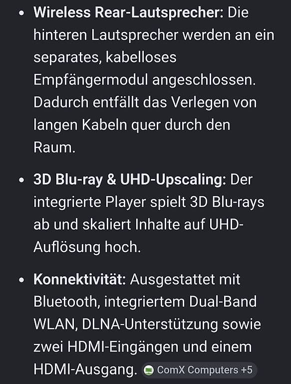 Home Cinema: Samsung Home Cinema 7.1 – Usato da Chur venduto da Steiermark1974 2