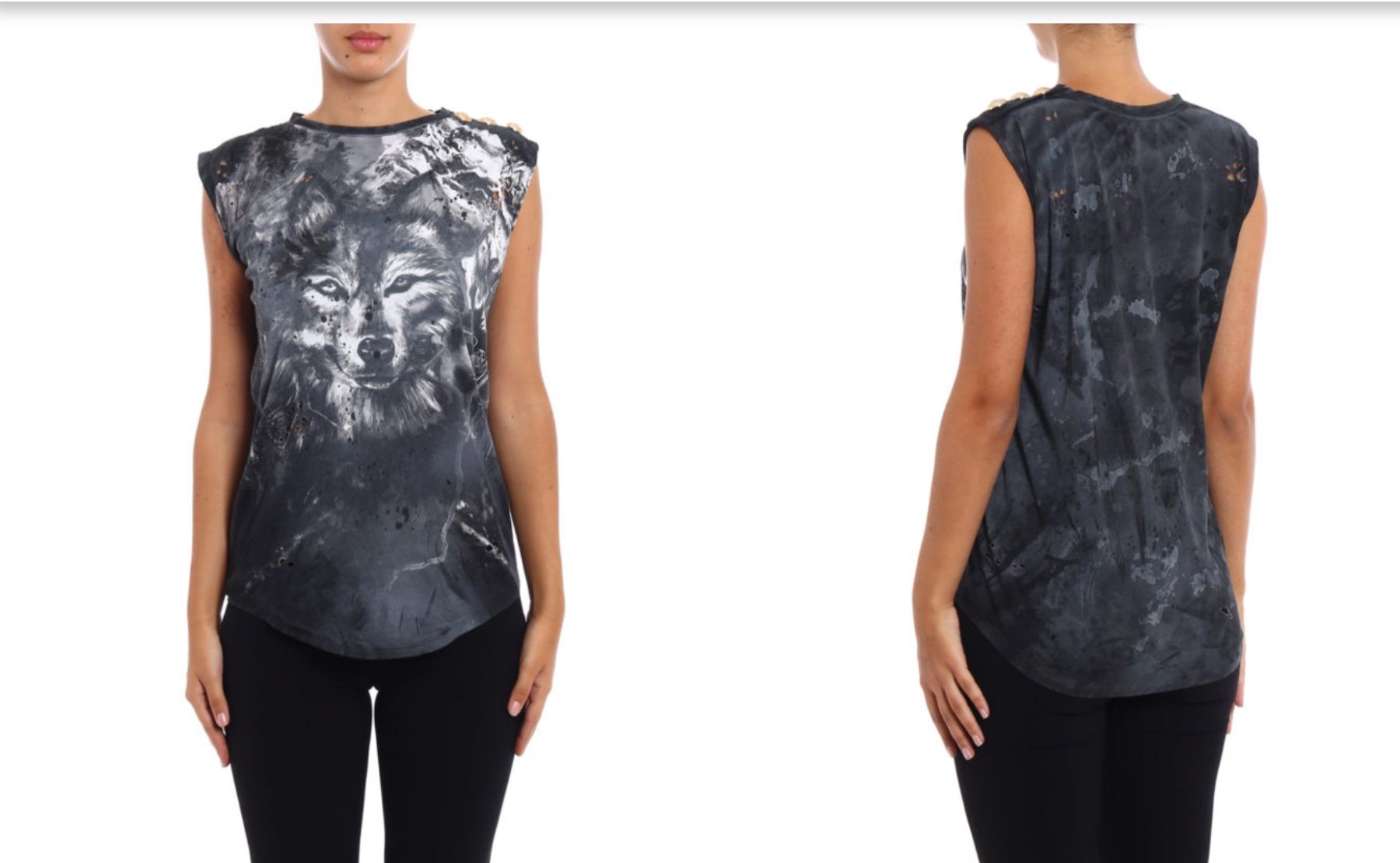 Balmain T-Shirts: Balmain 2017 Wolf T Shirt – Gebraucht aus Zürich von ank_5qjk 1