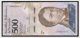 Venezuela-500 Bolivares UNC
