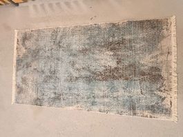 Teppich blau/grau 80x150