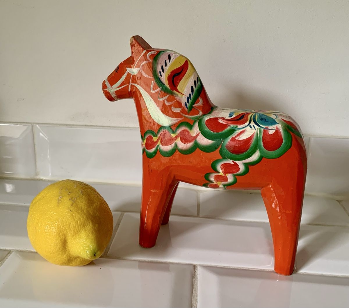 Statuette: Cheval Dala Suède vintage  – Usato da Montreux venduto da Barber_Swiss_Vintage