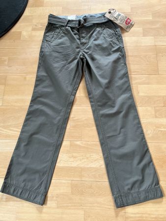 ESPRIT Hose, Gr. 33/34, Olivgrün, NEU