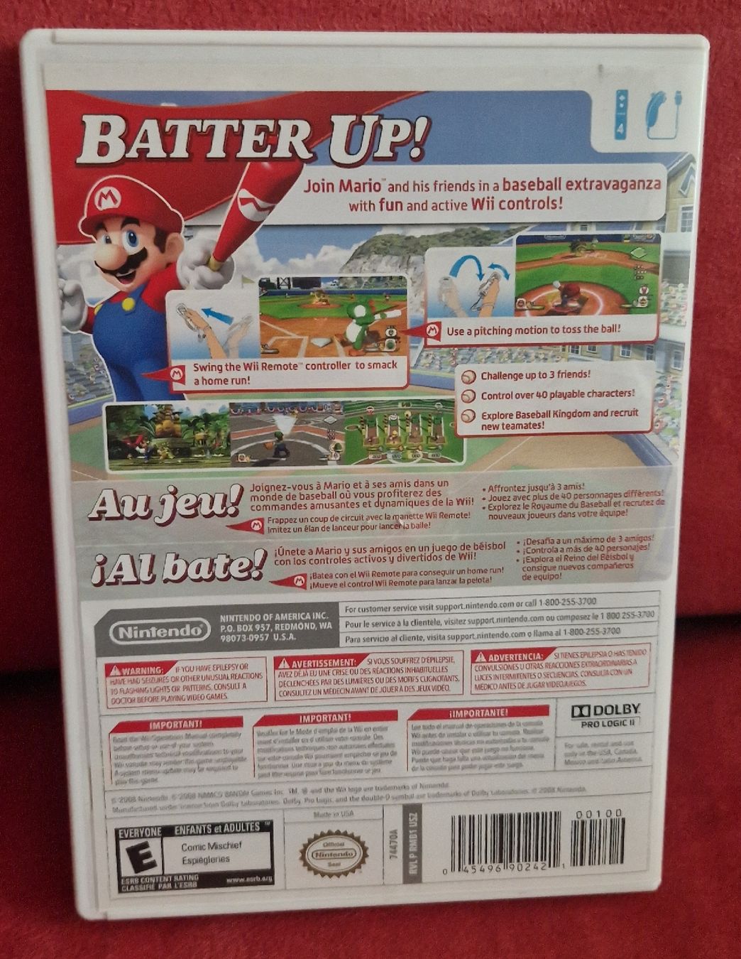 Nintendo Spiele: Mario Super Sluggers Wii – Defekt aus Villars-sur-Glâne von MrLobTec 1
