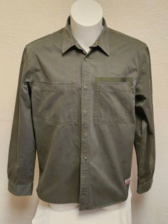 Angelo Litrico Herren Hemd – Gr. L (41–42) – Khaki – Crafted