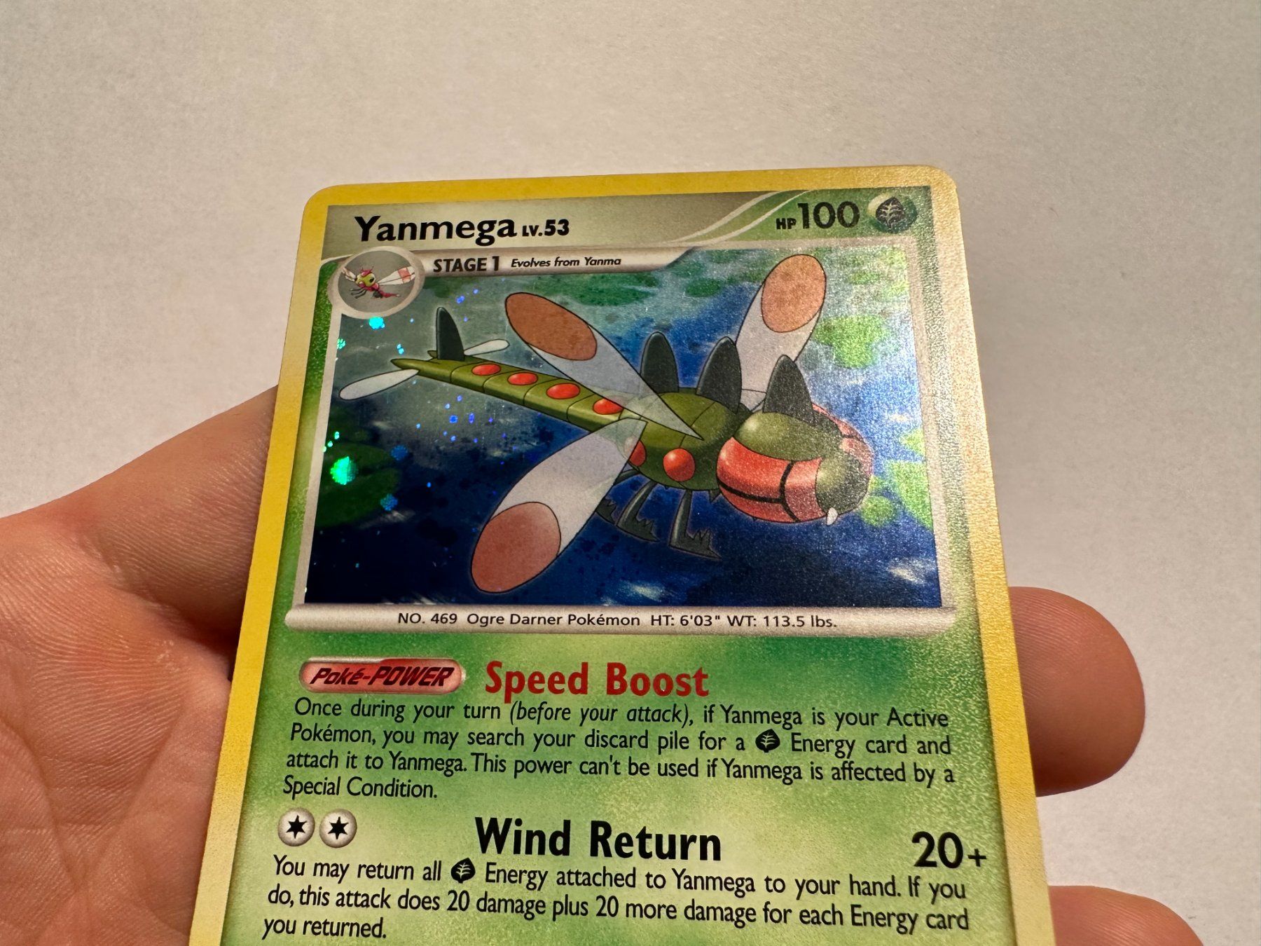 Pokémon Carte collezionabili: Yanmega holo Platinum Supreme Victors EN – Usato da Hagendorn venduto da Pokecollectorch 3