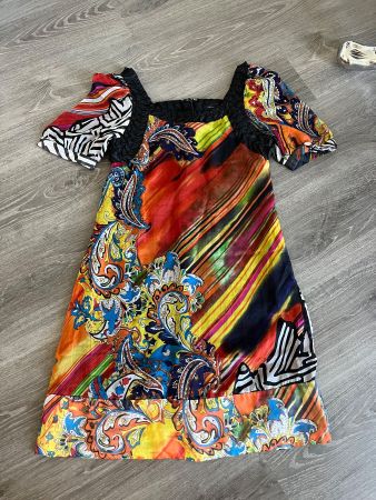 Sommerkleid Gr. S BCBG Maxazria Boho Ibiza Festival Look