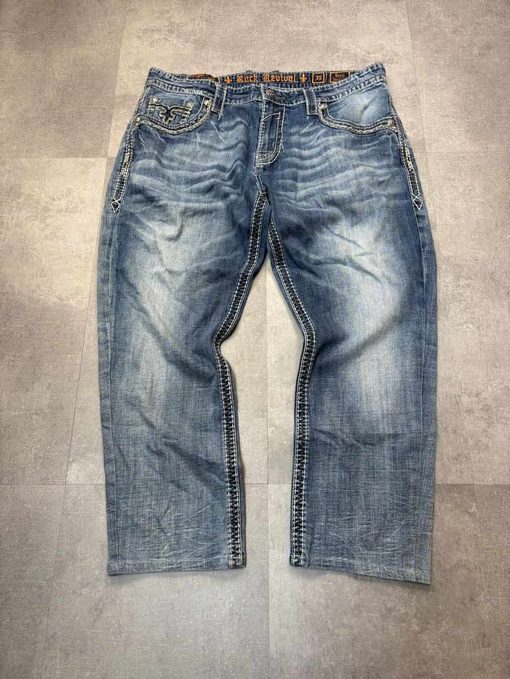 Jeans: Rock Revival Bootcut Flared Jeans - Grösse XL – Usato da Werdenberg venduto da hase.vintage 2