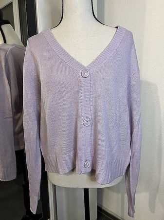 Fliederfarbene Jacke - Grösse L 