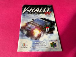 ANLEITUNG FÜR V-RALLY EDITION 99 NINTENDO 64