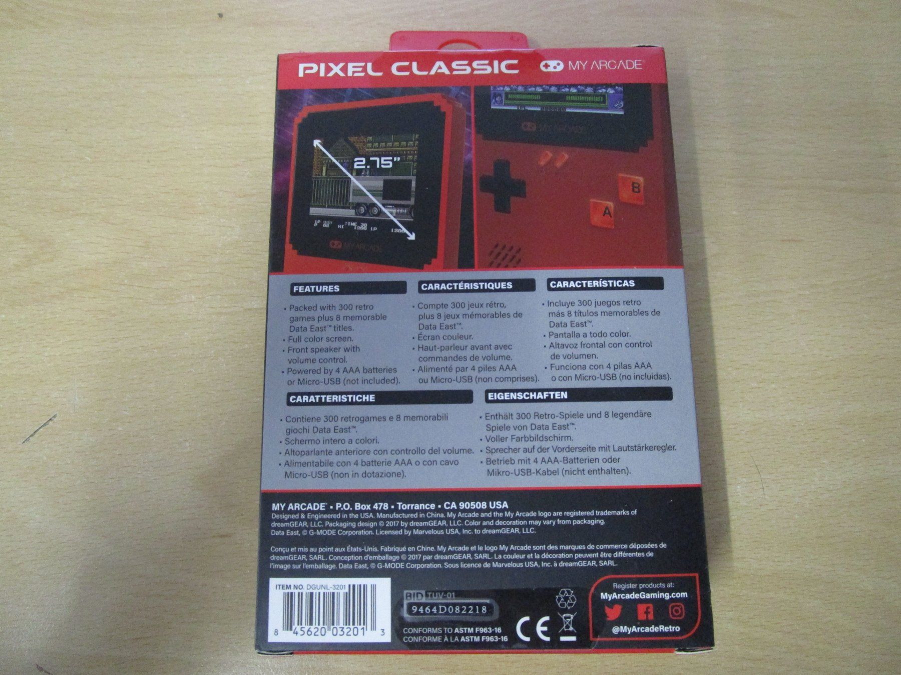 Console: My Arcade Pixel Classic Data East Hits - Neuware – Nuovo e nell'imballaggio originale da Goldau venduto da agestuffer 1