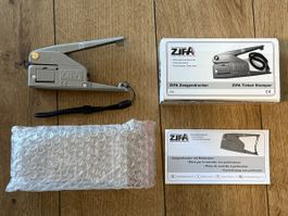 ZIFA Zangendrucker / Ticket Entwerter, neuwertig, komplett!