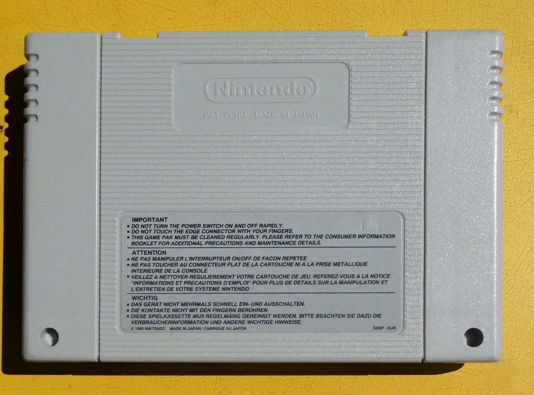 Nintendo Jeux: Super Nintendo game - Akkanoid – Neuf (Voir description) à Jegenstorf par Ak50 1