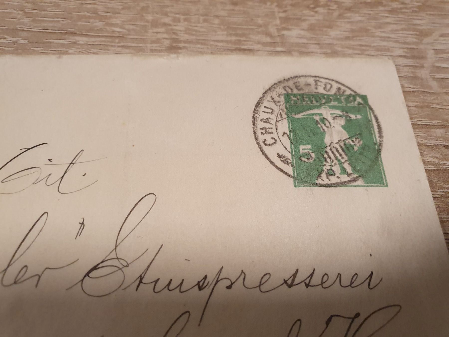Tutti i francobolli: Chaux de Fonds Ganzsache – Usato da Balgach venduto da SIMEON27 1