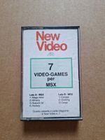 New Video - 7 Video Games - MSX Game Kassette - Visiogame