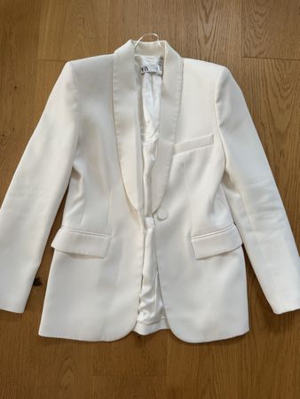 Weisser Smoking Blazer