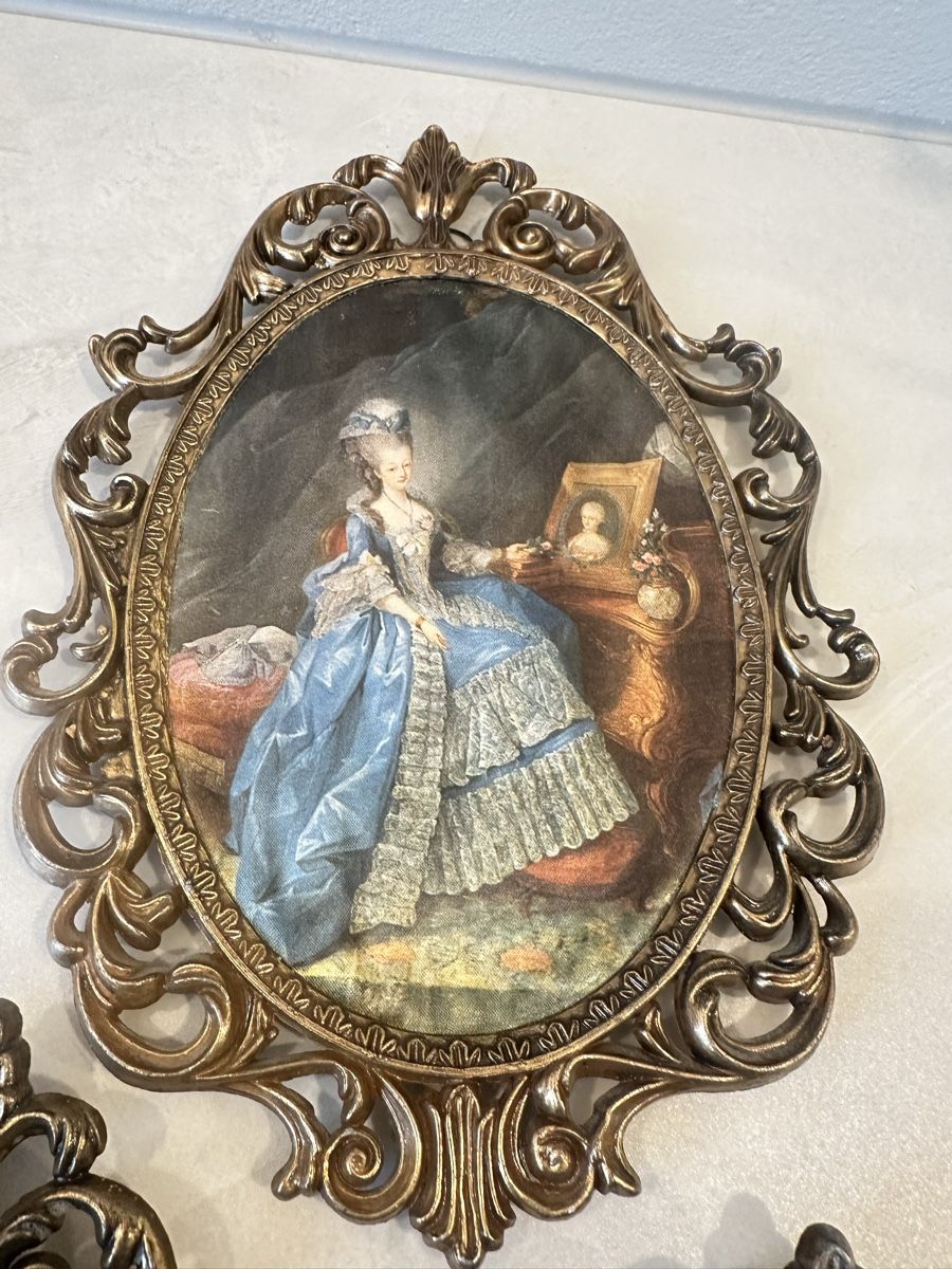 Foto & Immagini: Vintage Rococo Metall Wandbilder Set – Usato da Nebikon venduto da Vanessa2003 2