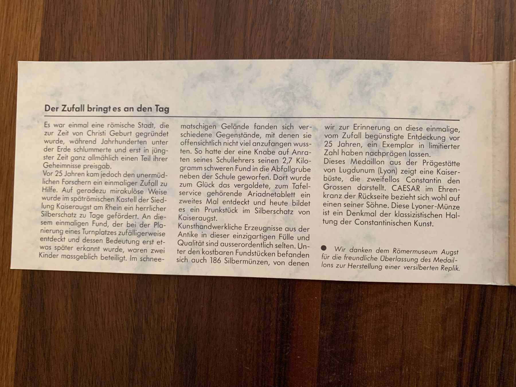 Medaglie: Medaillon von 1987 – Nuovo e nell'imballaggio originale da Neftenbach venduto da epb_6y5g 3
