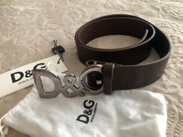 Dolce und Gabbana Gürtel, Leder, 100% original
