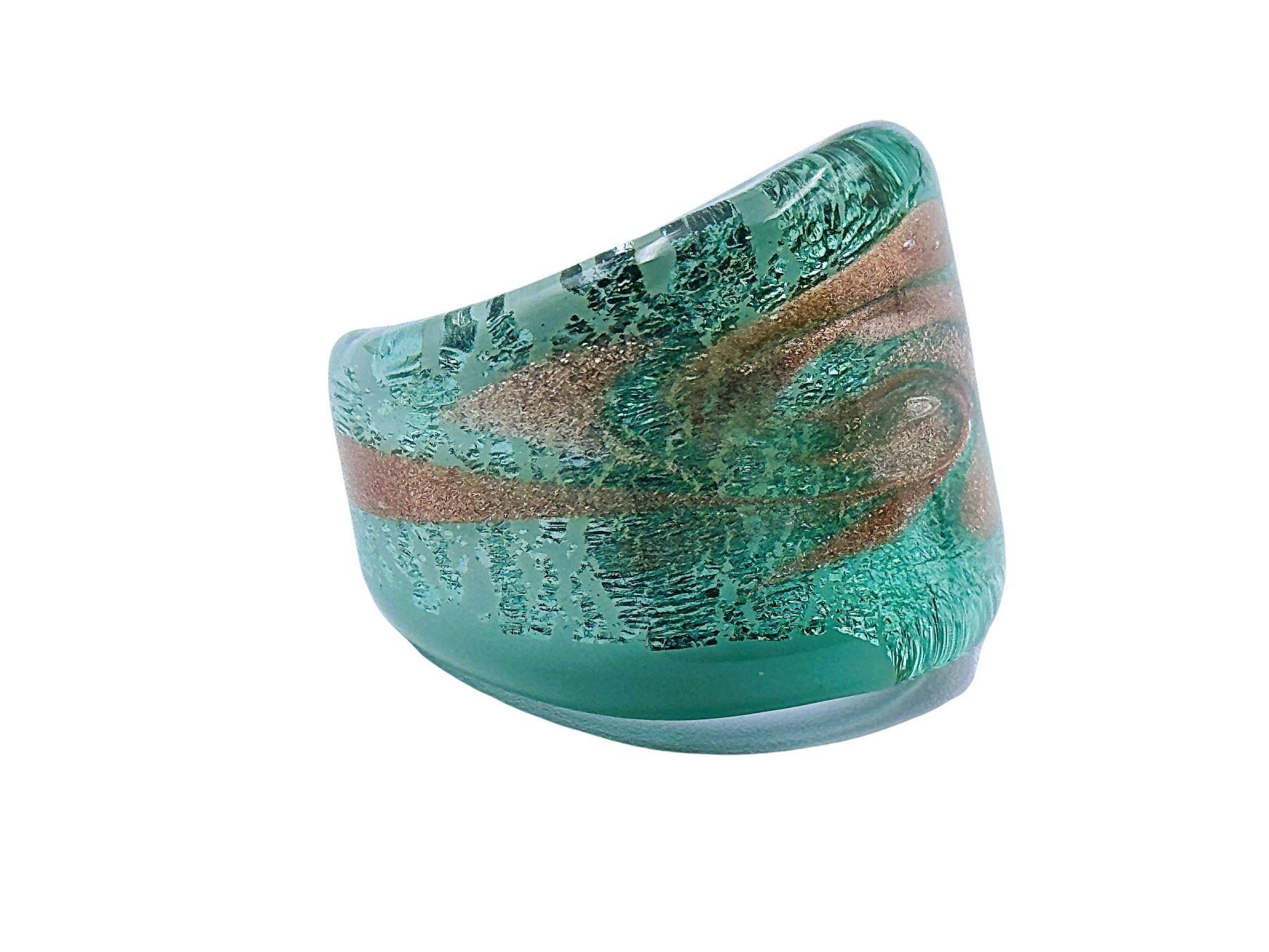 Murano Anelli: Ring Murano Glas G 54 Breite 22mm – Nuovo e nell'imballaggio originale da Oberkulm venduto da Murano-Schmuck 2