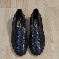 Mocassins Jpram's cuir tressé marron taille 41